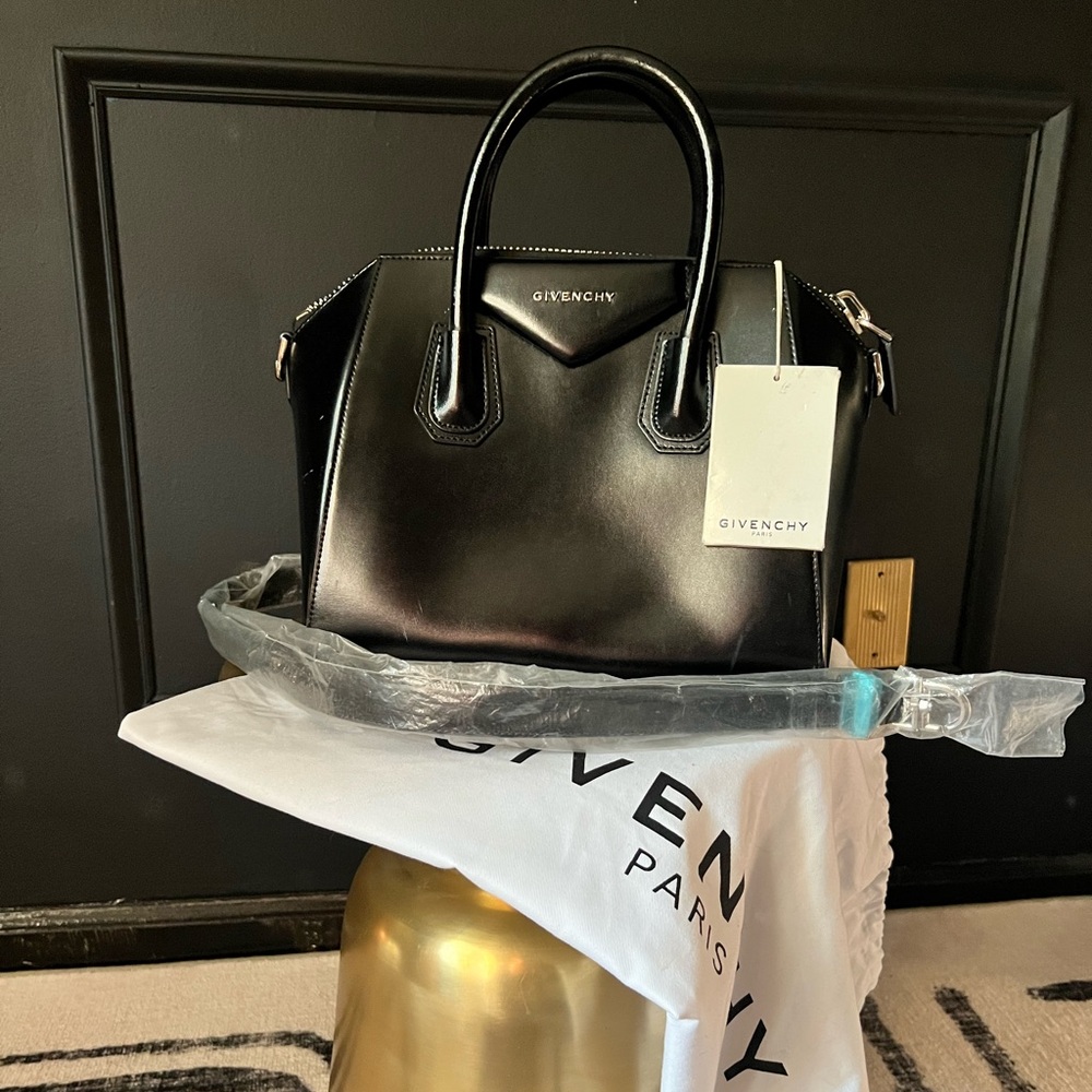 Givenchy Antigona Black Leather Bag Small